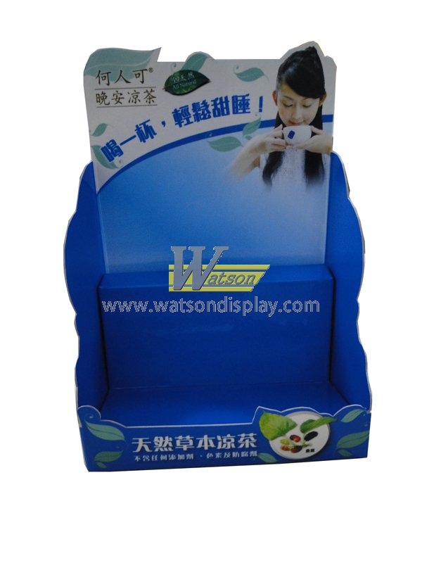 Hot Sales Promotion Cardboard Countertop Display Box For Bottle