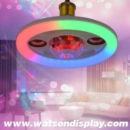 E27 Home App Remote Control 36w Speaker Bulb Rgb White Smart Led Ceiling Music Light