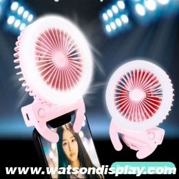 2022 hot new portable Electric Fan Beauty Selfie Led Flash Light with selife ring light Lamp Portable Mobile Phone
