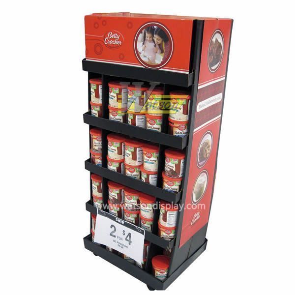 Tomato Sauce Carton Floor Display, Heinz Strawberry jam Carton Floor Display