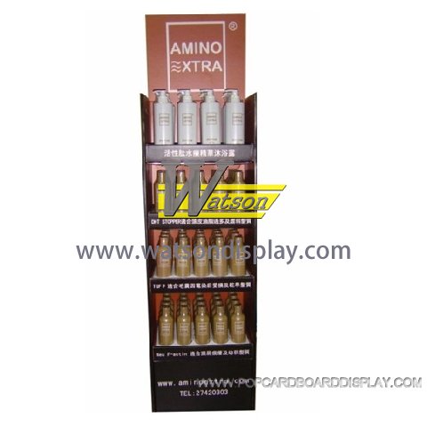 corrugated paper cosmetic display stands