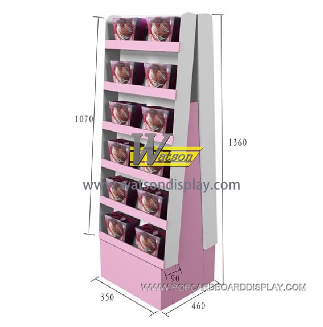 Promotional cardboard display racks