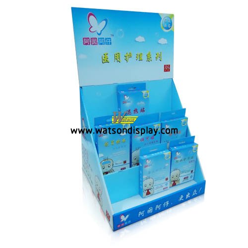 China supply cardboard counter displays