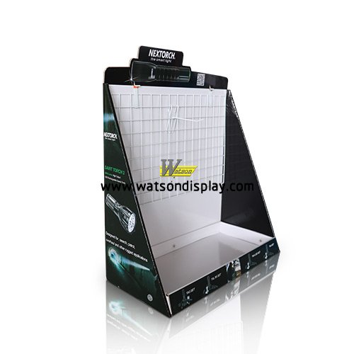 Can be hung Corrugated  Display Box Supermarket Promotion