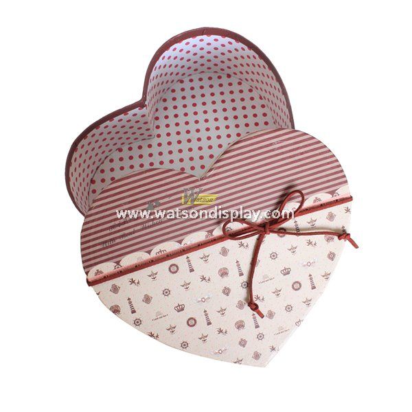 Cardboard heart shape gift box christmas for candy