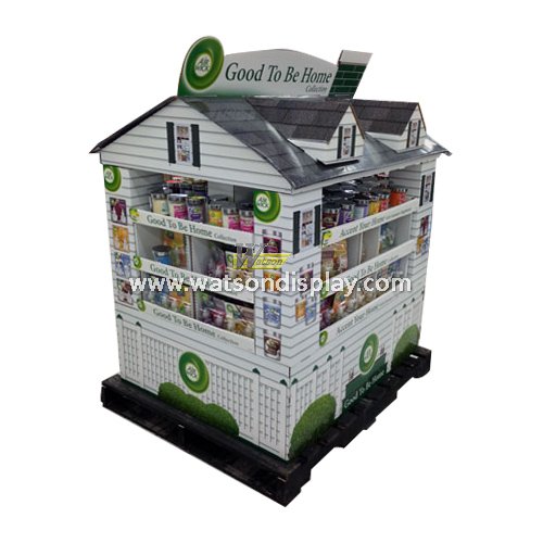 Drinks promotions pallets of cardboard display racks