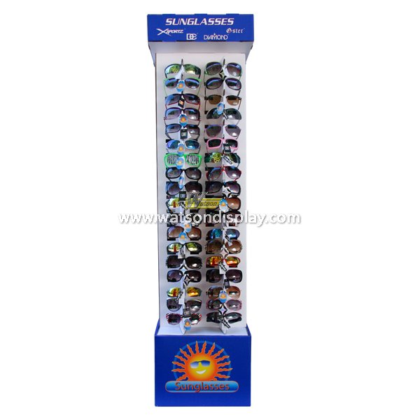 Best promotion retails cardboard sun glass display rack