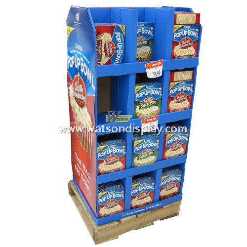 Chocolate biscuit promotion pallet display