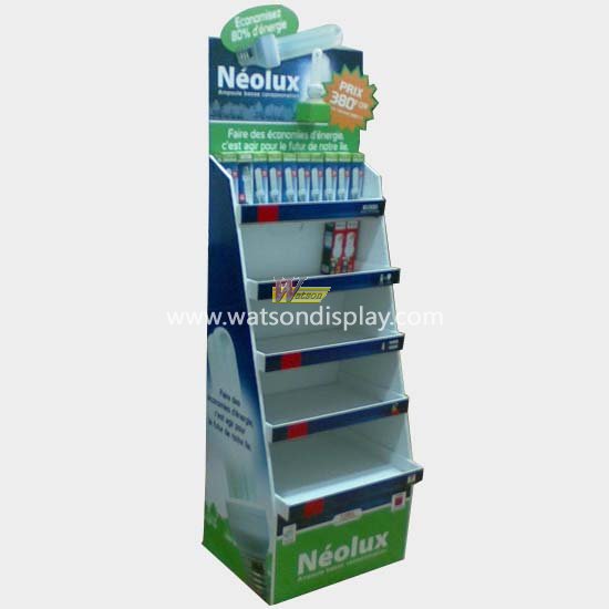 Energy-saving light bulbs  promotion pallet display stand