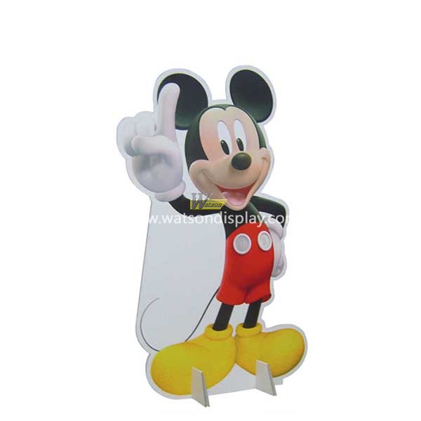 Mikey mouse shaped advertising displays rack with best price