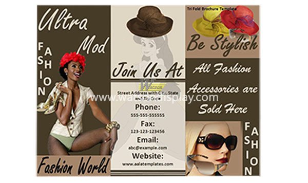 The fashion business brochure printing