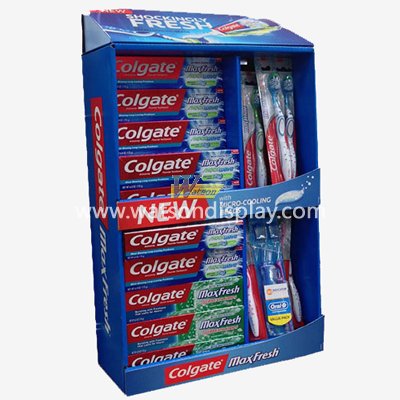 Toothpaste paper display rack skin care products desktop paper display stand