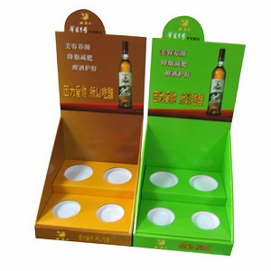 wholesale cardboard advertising pop up display counter stand 