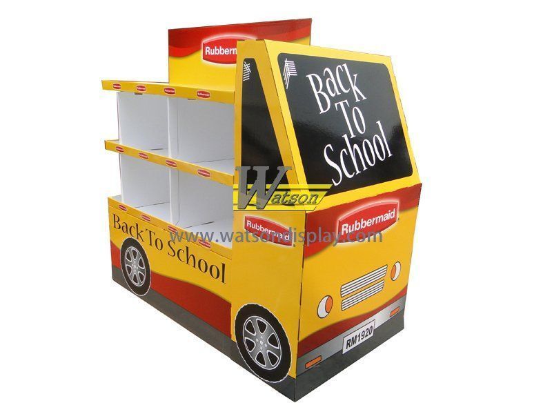 High quality creative car advertising cardboard display racks 