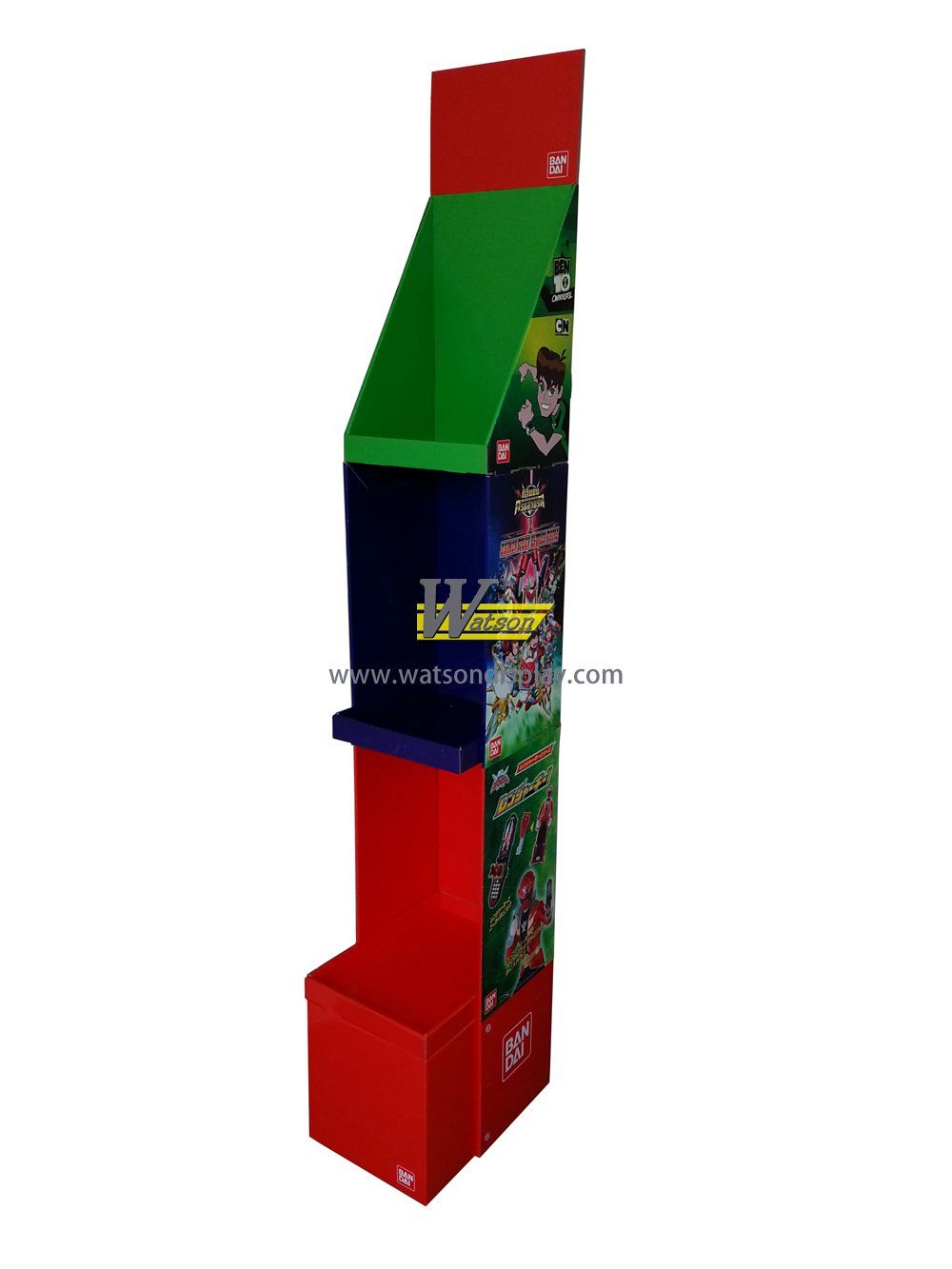 Promotion wholesales cardboard custom display stand for children toys