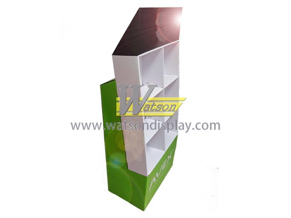 Store promotion custom cardboard compartment display stand for cup