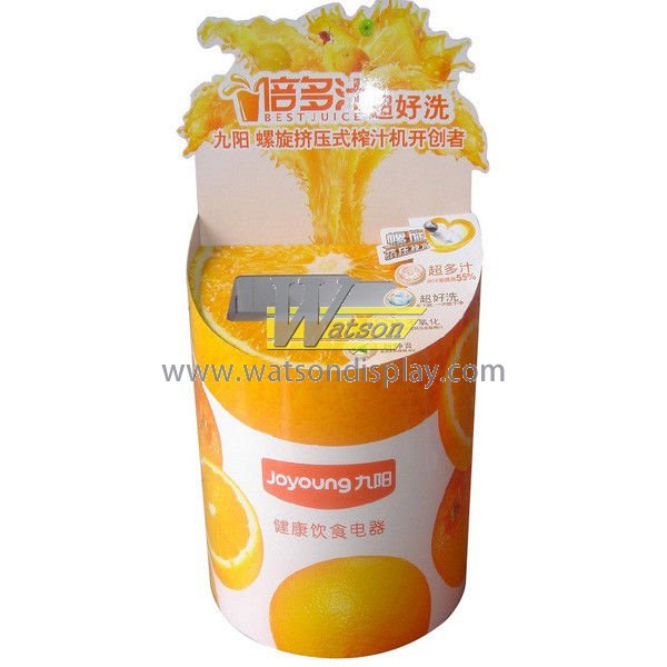 Drink promotion POS custom cardboard display dump bin