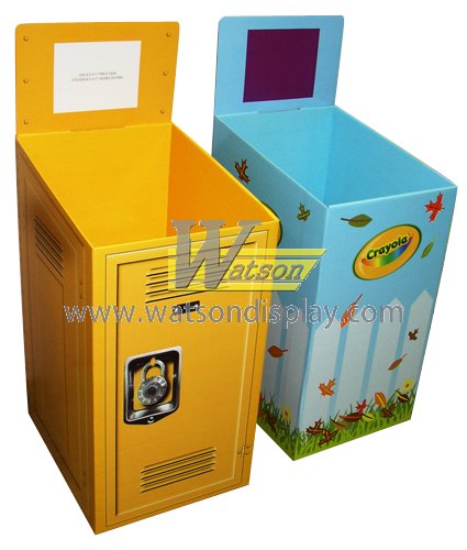 Best price custom logo and color cardboard display dump bin for games